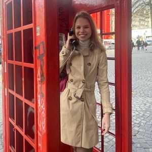 Stradivaris Trench Coat Size XS